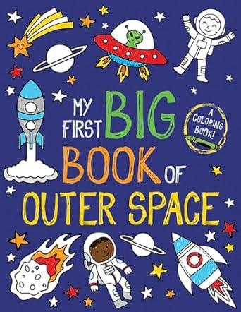 Coloring Book | My Big First Book of Outer Space | Simon and Schuster - The Ridge Kids