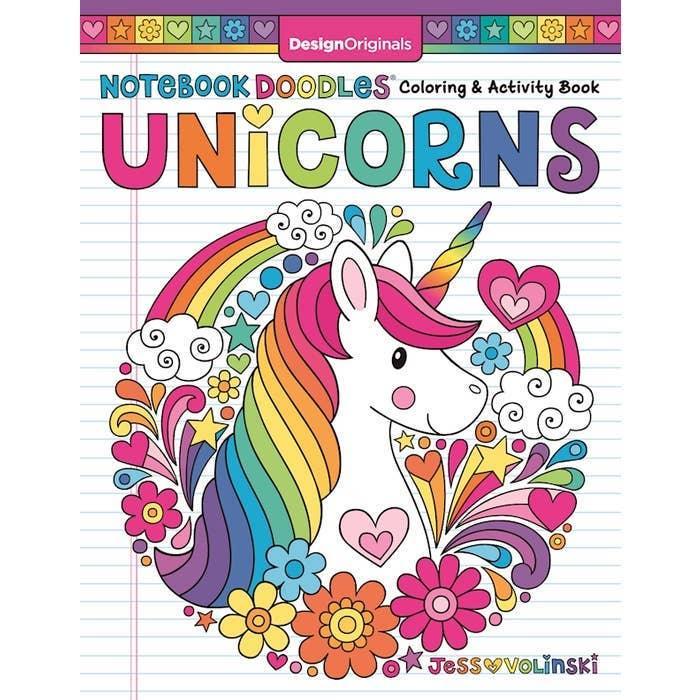 Coloring Book | Notebook Doodles- Unicorns | Wellspring - The Ridge Kids