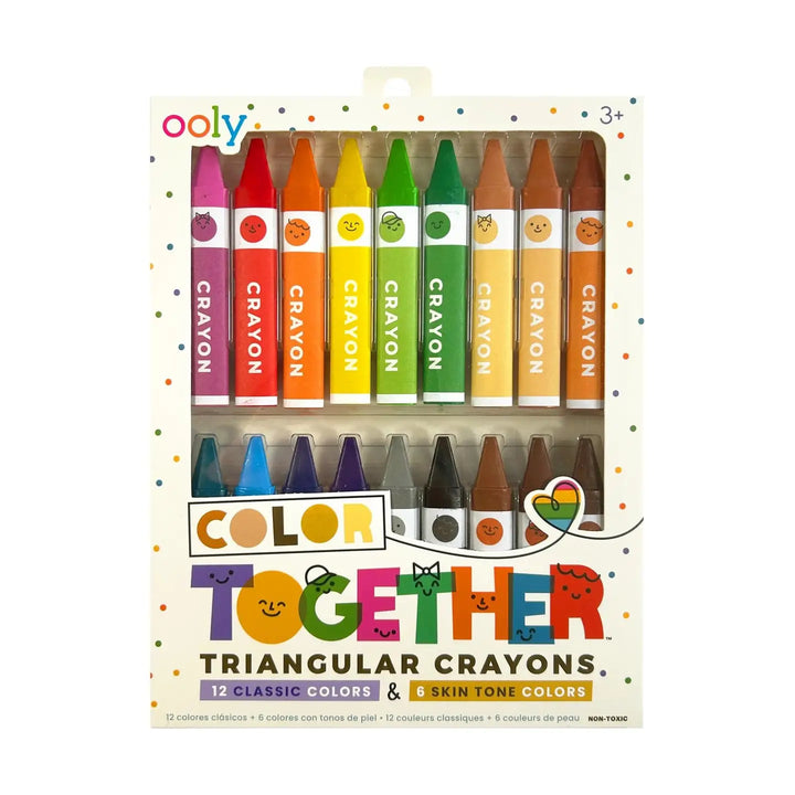 Arts and Crafts | Color Together Crayons - Set of 18 | OOLY