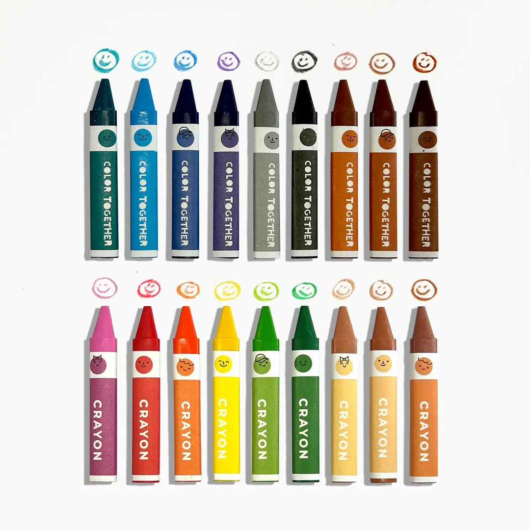 Arts and Crafts | Color Together Crayons - Set of 18 | OOLY