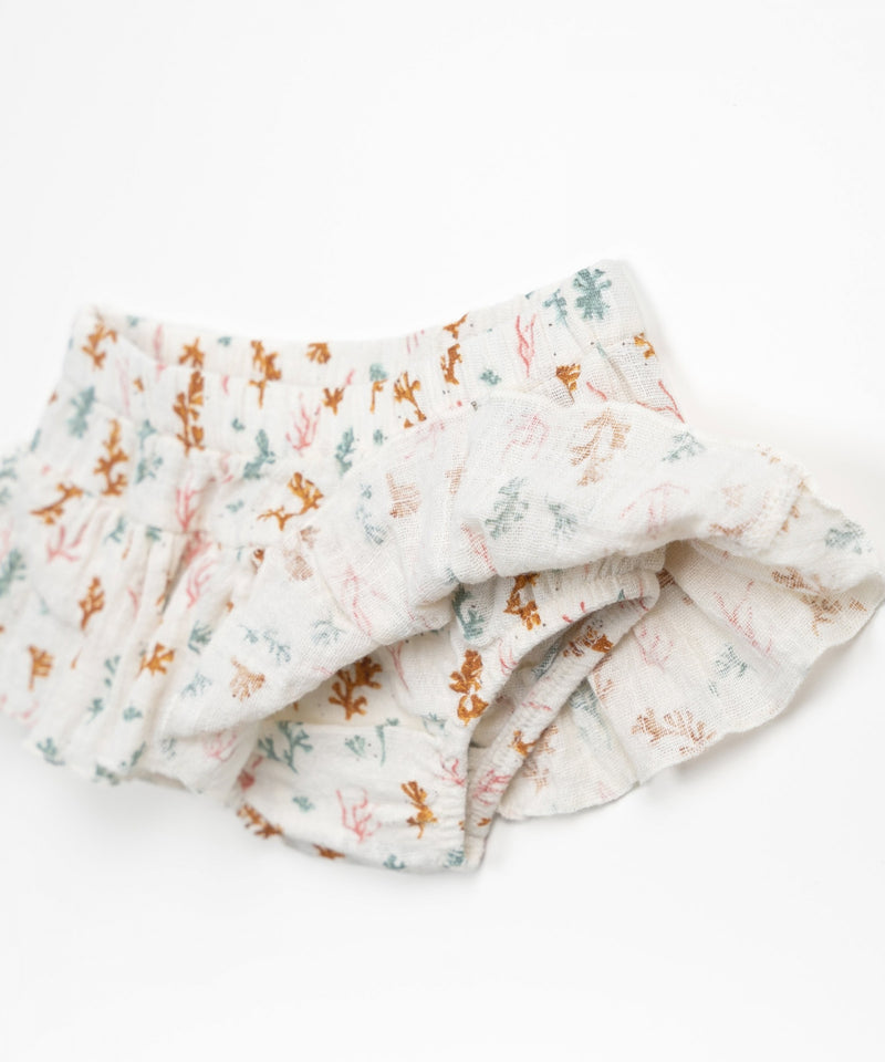 Baby Girl Bloomers | Woven- Coral | Play Up