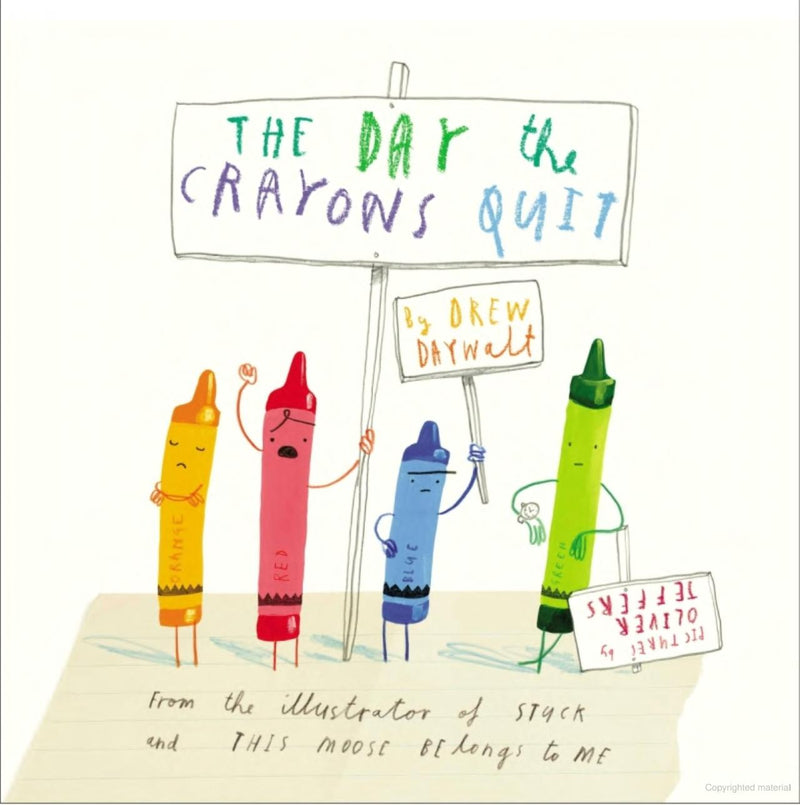 Hardcover Book | The Day the Crayons Quit | Drew Daywalt
