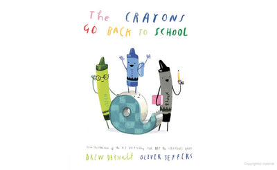 Hardcover Book | The Crayons Go back To School | Drew Daywalt