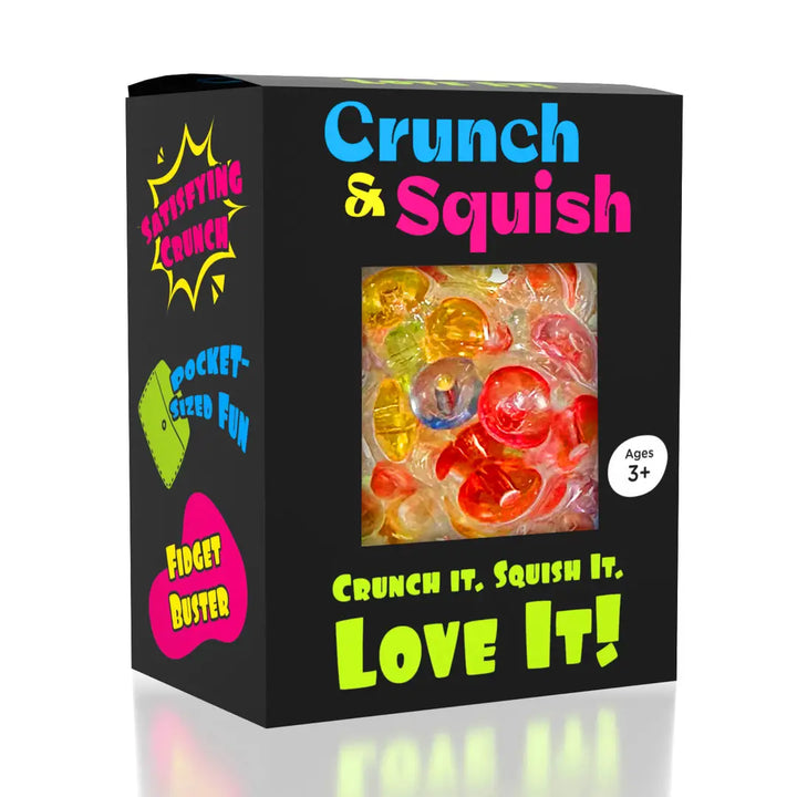 Squish Toys | Assorted Crunchy Squishy Stress Ball Fidget Toy - Assorted | Showcase