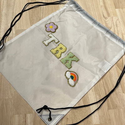 Customizable Bag | White Drawstring Bag | The Ridge Kids - The Ridge Kids