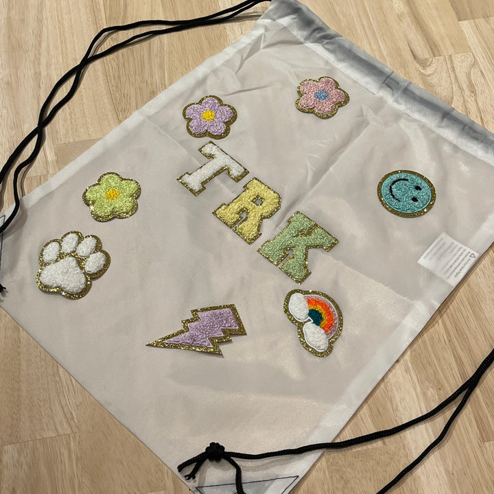 Customizable Bag | White Drawstring Bag | The Ridge Kids - The Ridge Kids