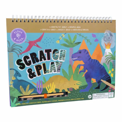 scratch and play art kit, paper that you can scratch drawings into.