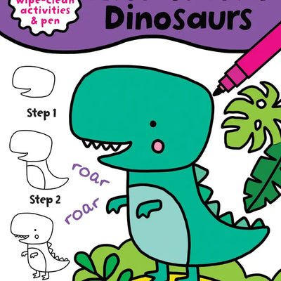 learn to draw book about dinosaurs. 