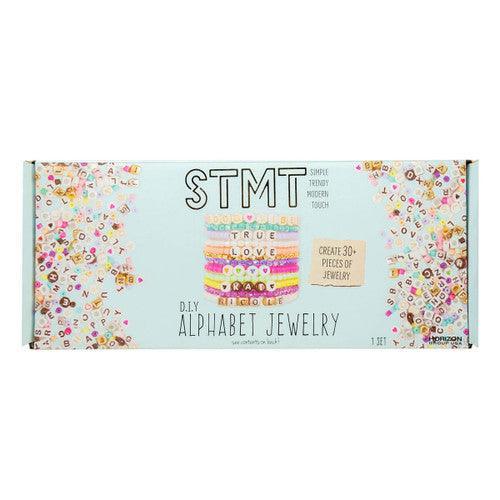 DIY jewelry making kit, can make friendship bracelets, using beads and beads with letters on them. 