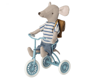 Doll Accessory | Abri a tricycle, Mouse - Petrol blue| Maileg - The Ridge Kids