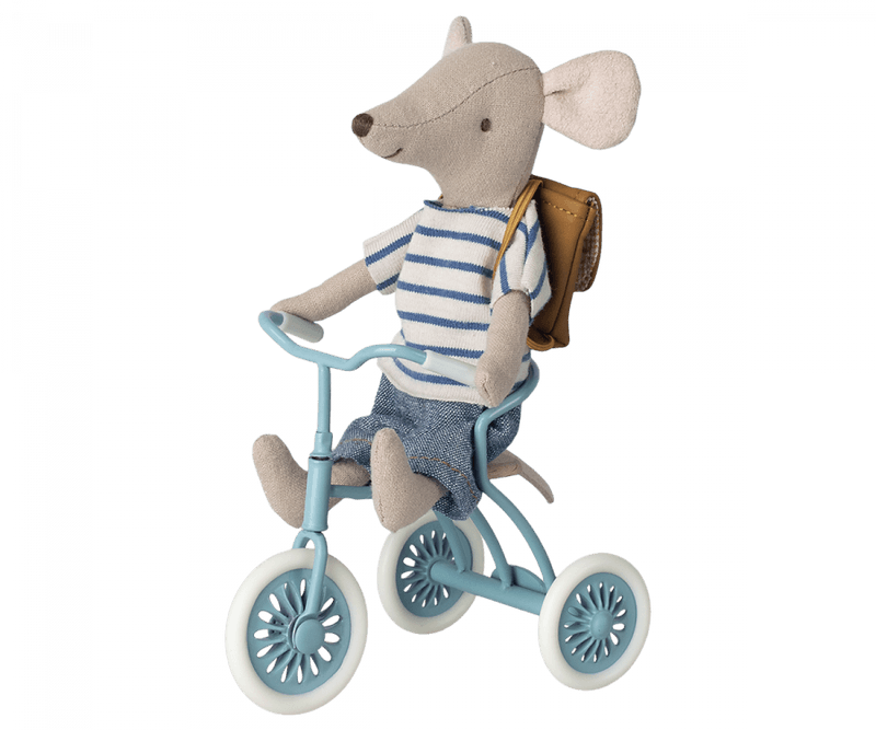 Doll Accessory | Abri a tricycle, Mouse - Petrol blue| Maileg - The Ridge Kids