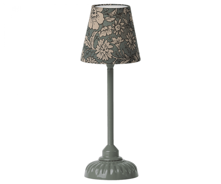 Dollhouse Accessory | Small Vintage Floor Lamp in Dark Mint | Maileg - The Ridge Kids