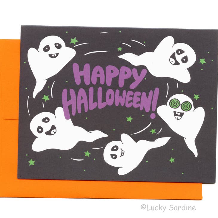 Greeting Card | Happy Halloween Card | Lucky Sardine