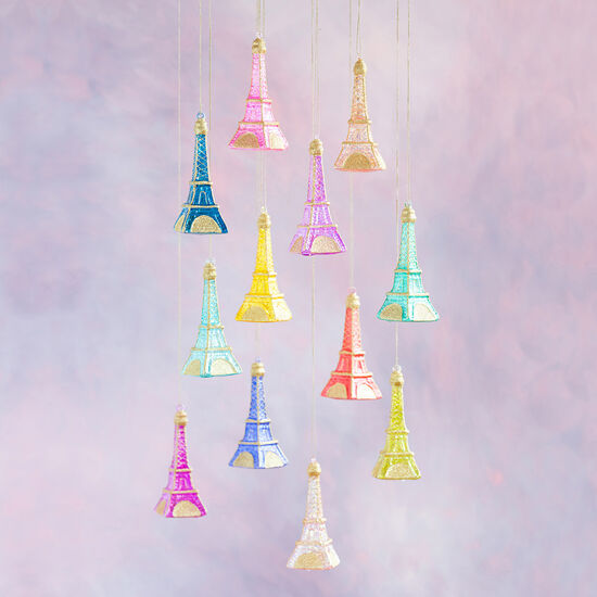 Holiday Ornament | Rainbow Eiffel Tower - assorted |180 Degrees