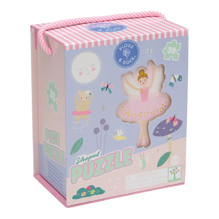 Puzzle box with a fairy design on a white background