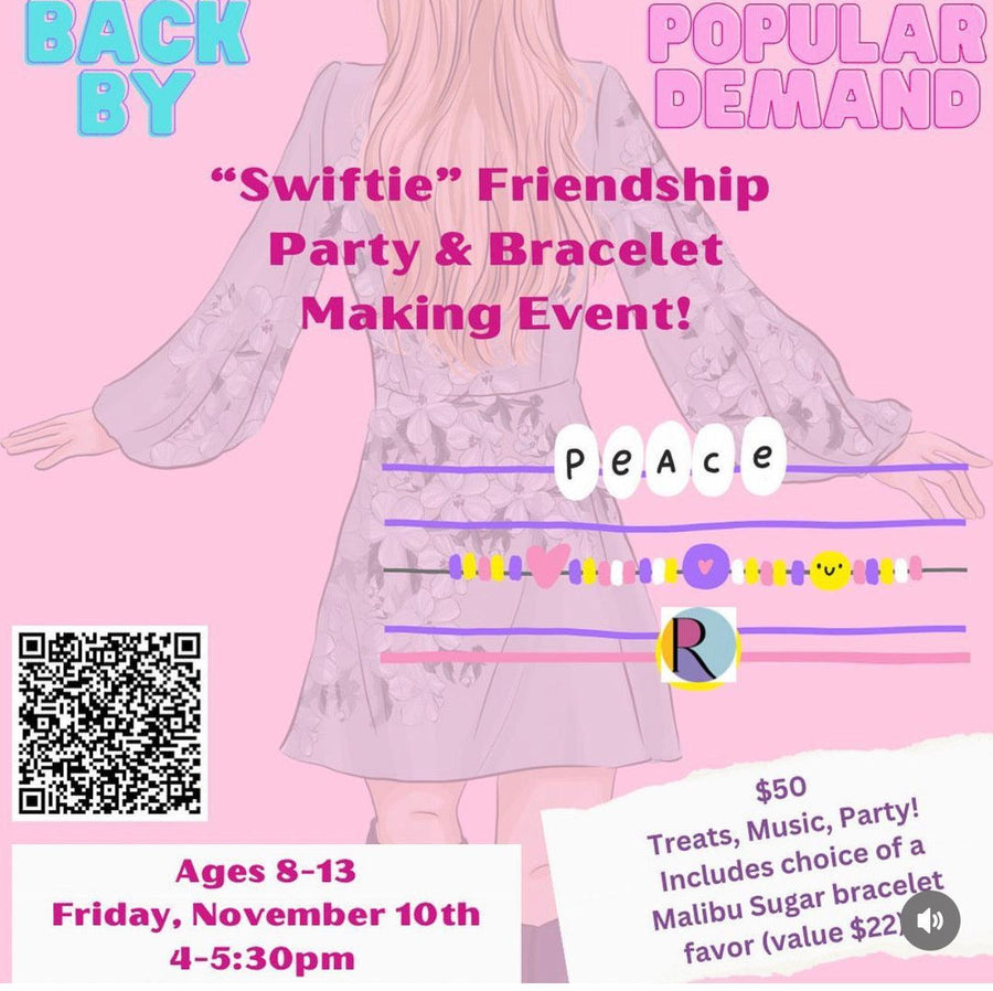 Event | Swiftie Friendship Party & Bracelet Making 11/10 | The Ridge Events - The Ridge Kids