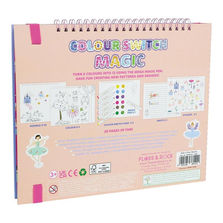 back of the booklet with all the pages, designs and instructions. 