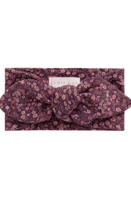 Fig floral headband for a baby