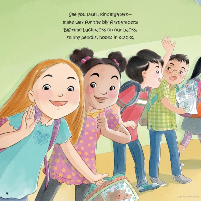 Paperback Books | First Grade Here I Come! | D.J. Steinberg