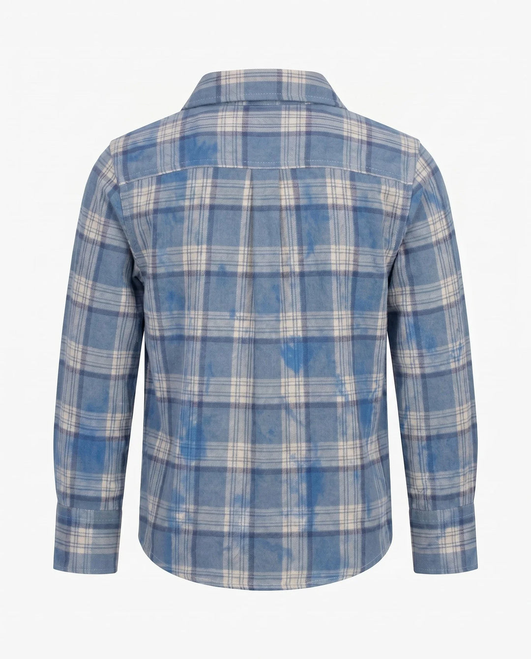 Boys Tops | Flannel Shirt- Blue Dyed Plaid | Appaman