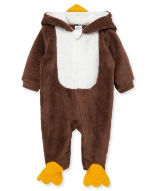 Fleece Footie | Turkey | Little Me - The Ridge Kids