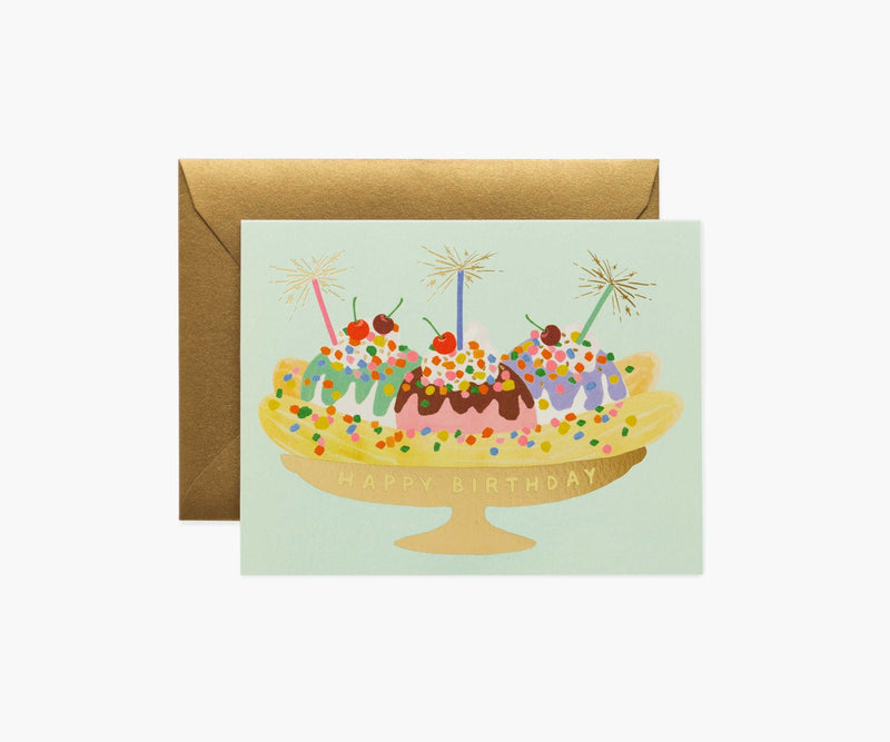 Greeting Card | Banana Split Birthday Card| Rifle Paper Co.