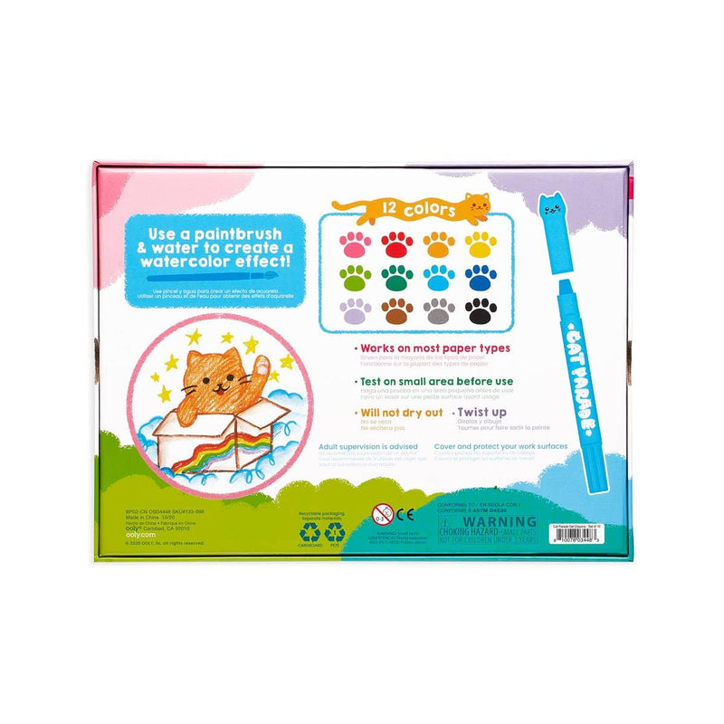 Gel Crayons | Cat Parade - Set of 12 | Ooly - The Ridge Kids