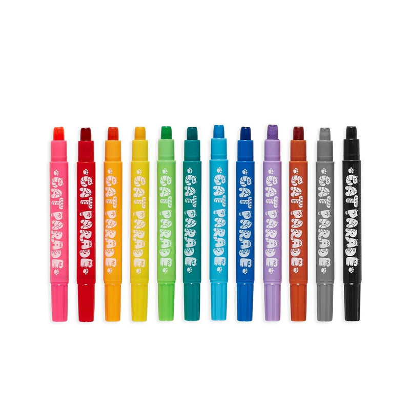 Gel Crayons | Cat Parade - Set of 12 | Ooly - The Ridge Kids