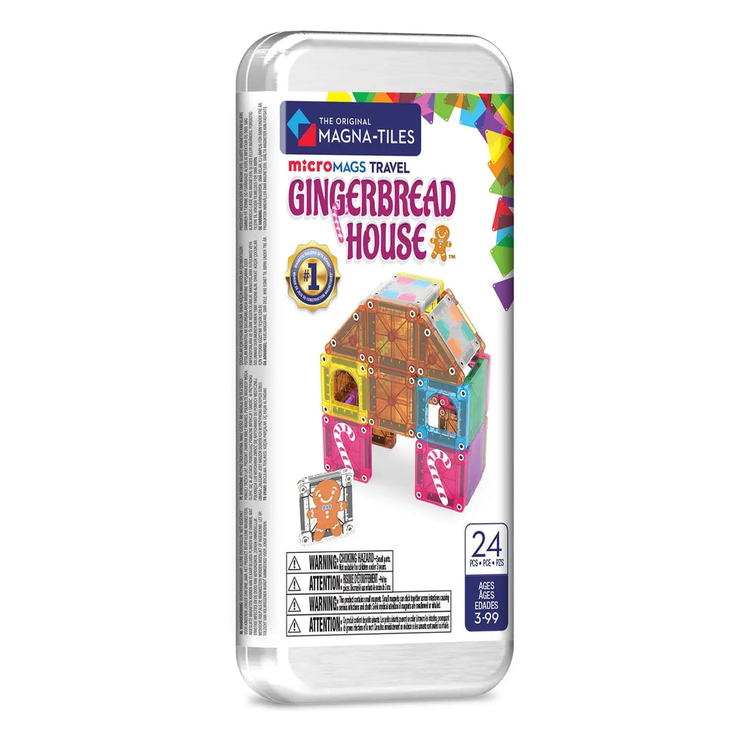 Magna-Tiles Gingerbread House set packaging on a white background