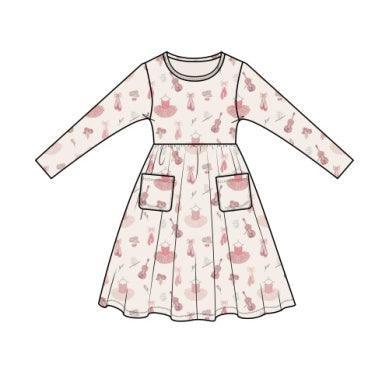 Girl Dress | Twirly- Ballet | Angel Dear - The Ridge Kids
