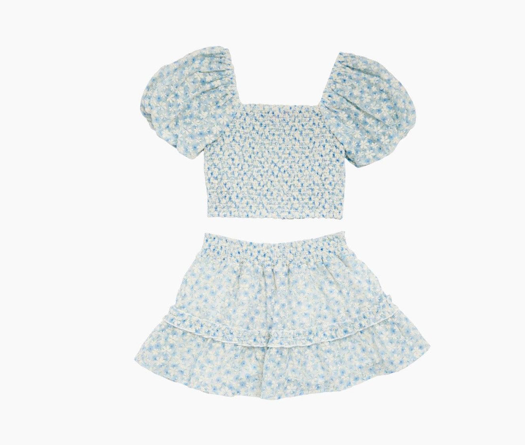 Girls 2 Piece Set | Girls Top and Skirt Two Piece Set | Design History - The Ridge Kids