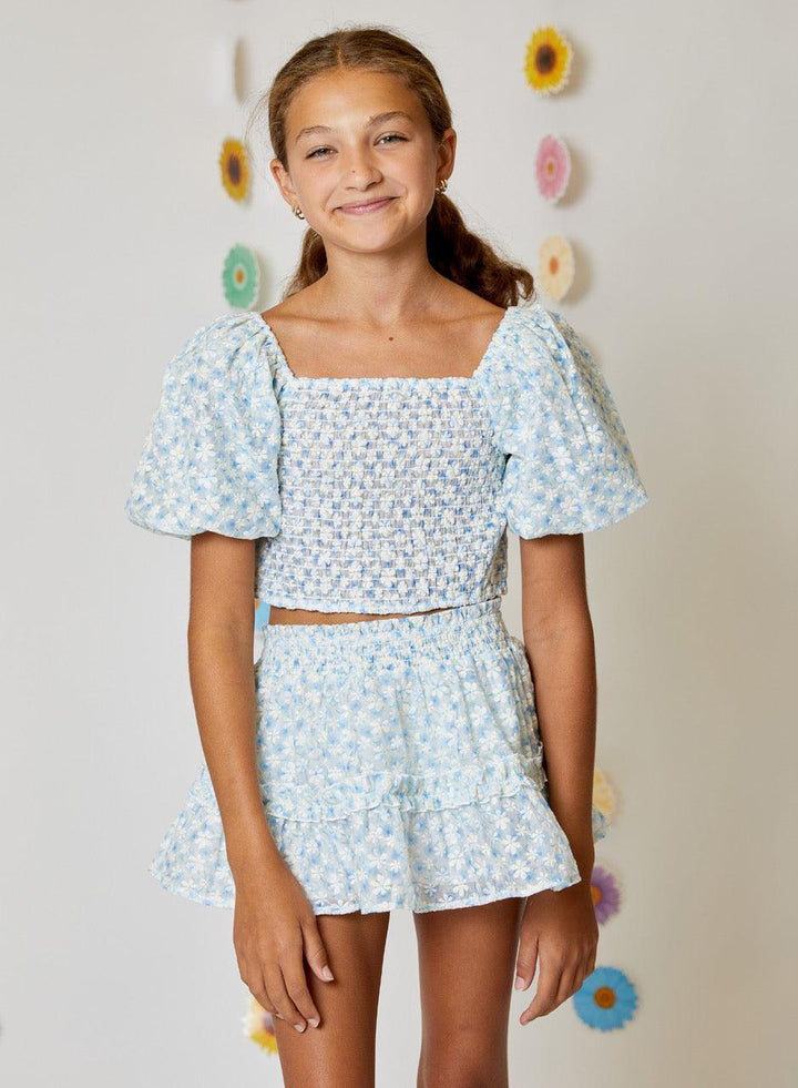 Girls 2 Piece Set | Girls Top and Skirt Two Piece Set | Design History - The Ridge Kids