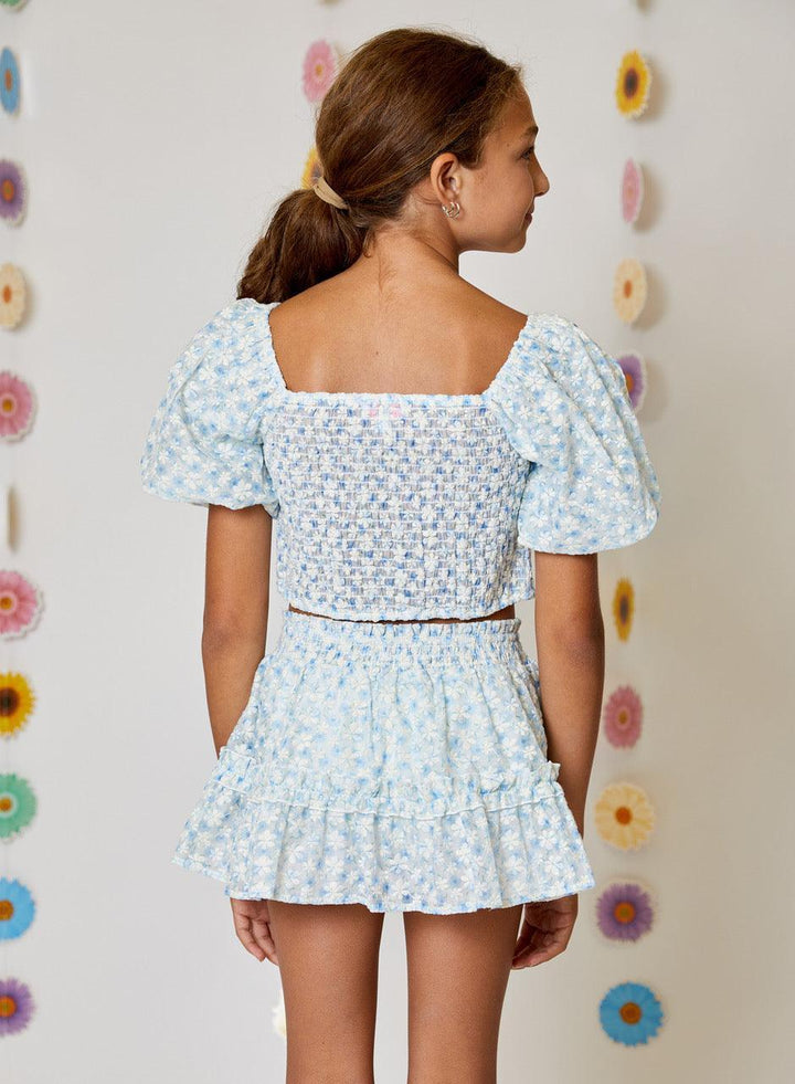 Girls 2 Piece Set | Girls Top and Skirt Two Piece Set | Design History - The Ridge Kids