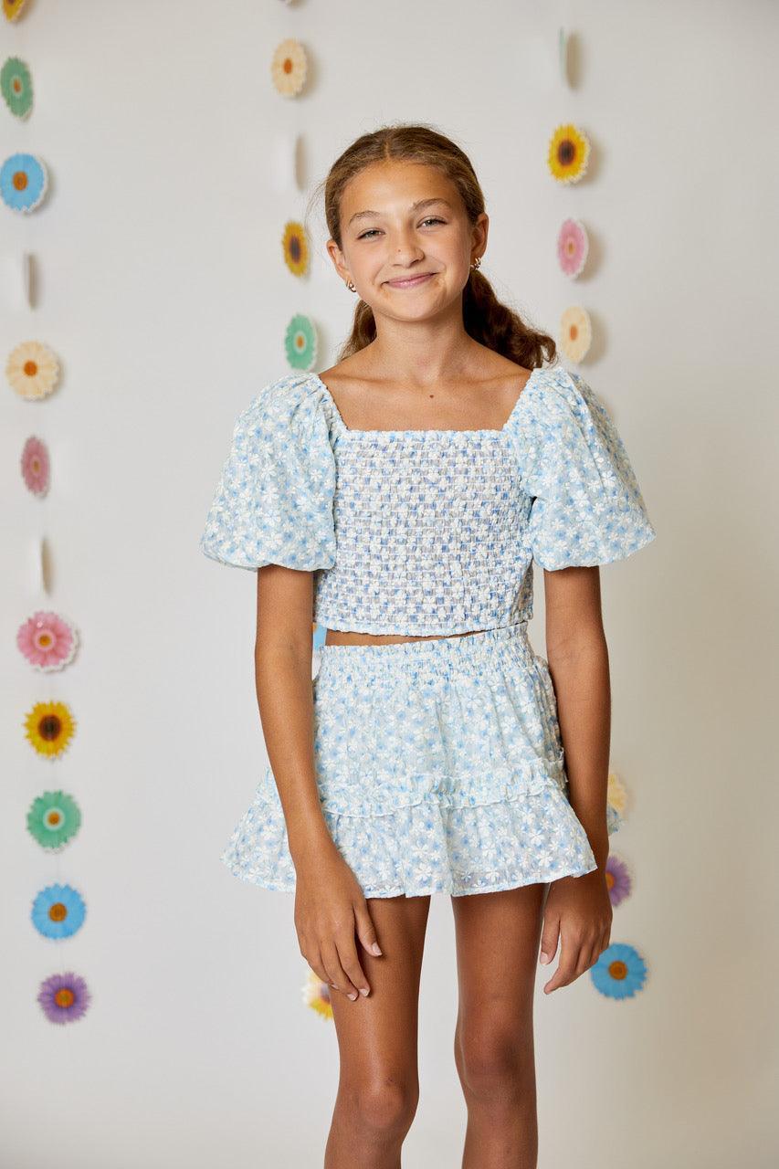 Girls 2 Piece Set | Girls Top and Skirt Two Piece Set | Design History - The Ridge Kids