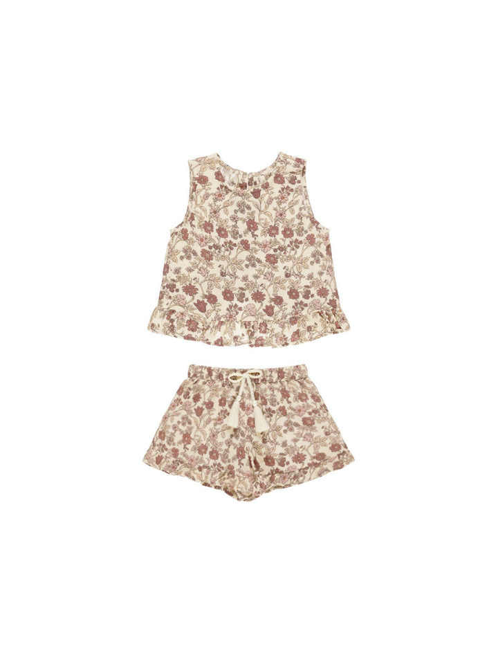 Girls 2 Piece Set | Leonie Set- Bloom | Rylee and Cru - The Ridge Kids