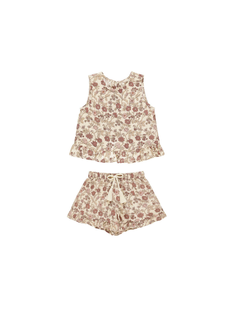 Girls 2 Piece Set | Leonie Set- Bloom | Rylee and Cru - The Ridge Kids