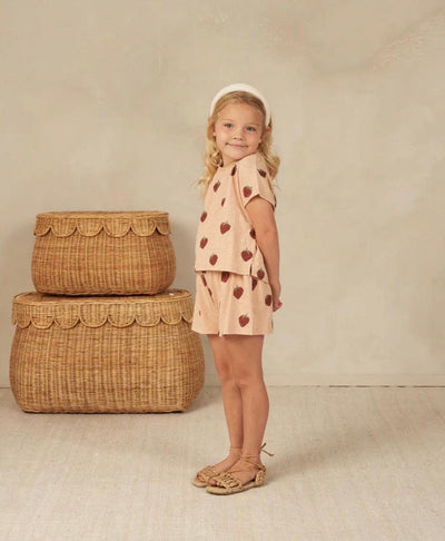 Girls 2 Piece Set | Raegan Set- Strawberries | Rylee and Cru - The Ridge Kids