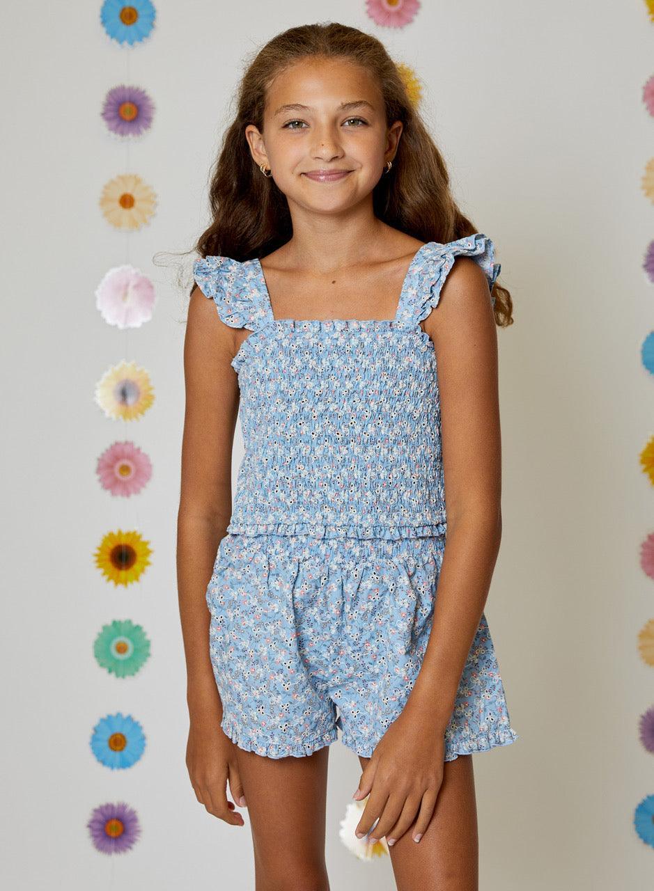 Girls 2 Piece Set | Tank and Short 2 Piece Set | Design History - The Ridge Kids