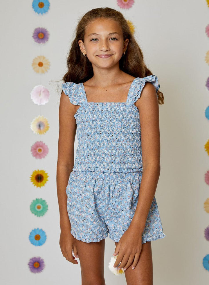 Girls 2 Piece Set | Tank and Short 2 Piece Set | Design History - The Ridge Kids