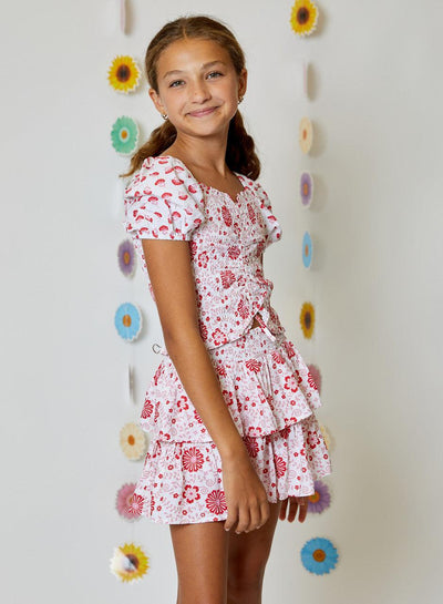 Girls 2 Piece Set | Tween 2 Piece Top and Skirt Set | Design History - The Ridge Kids