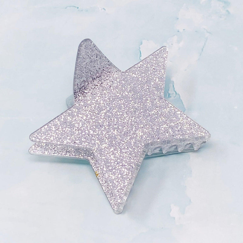 Girls Accessories |Dipped In Glitter Star Hair Claw | Ellison & Young - The Ridge Kids