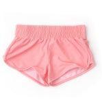 Girls Bottoms | Swim Shorts- Coral | Shade Critters - The Ridge Kids