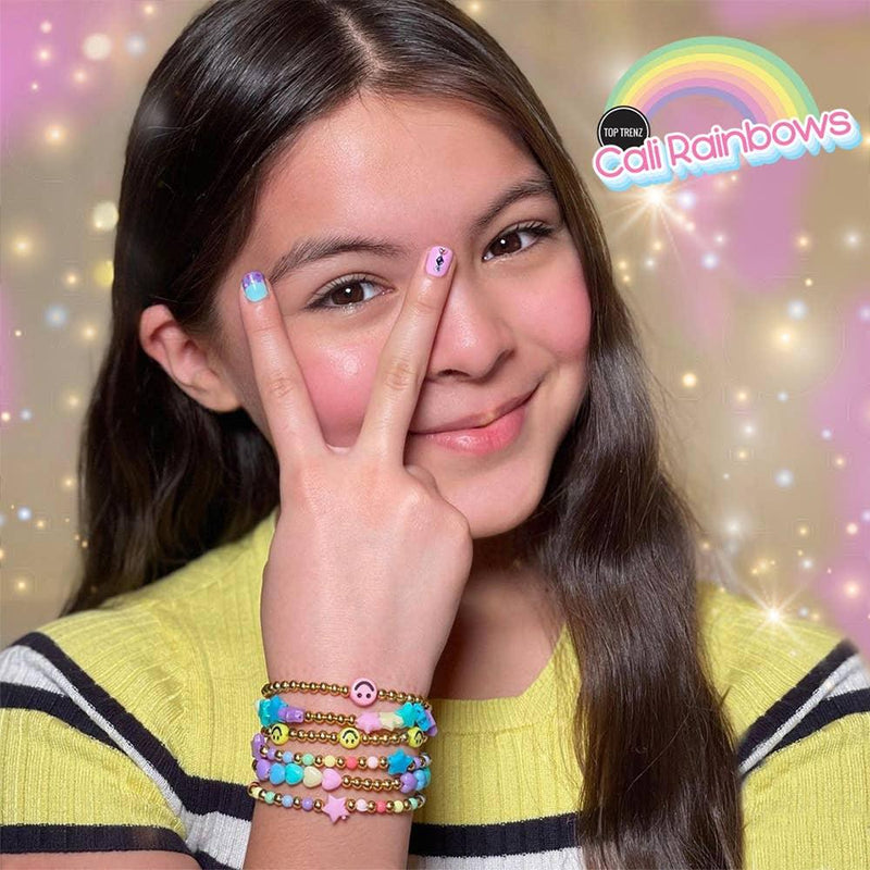 Girls Bracelets | Cali Stretch Beaded Bracelet Assortment | Top Trenz - The Ridge Kids