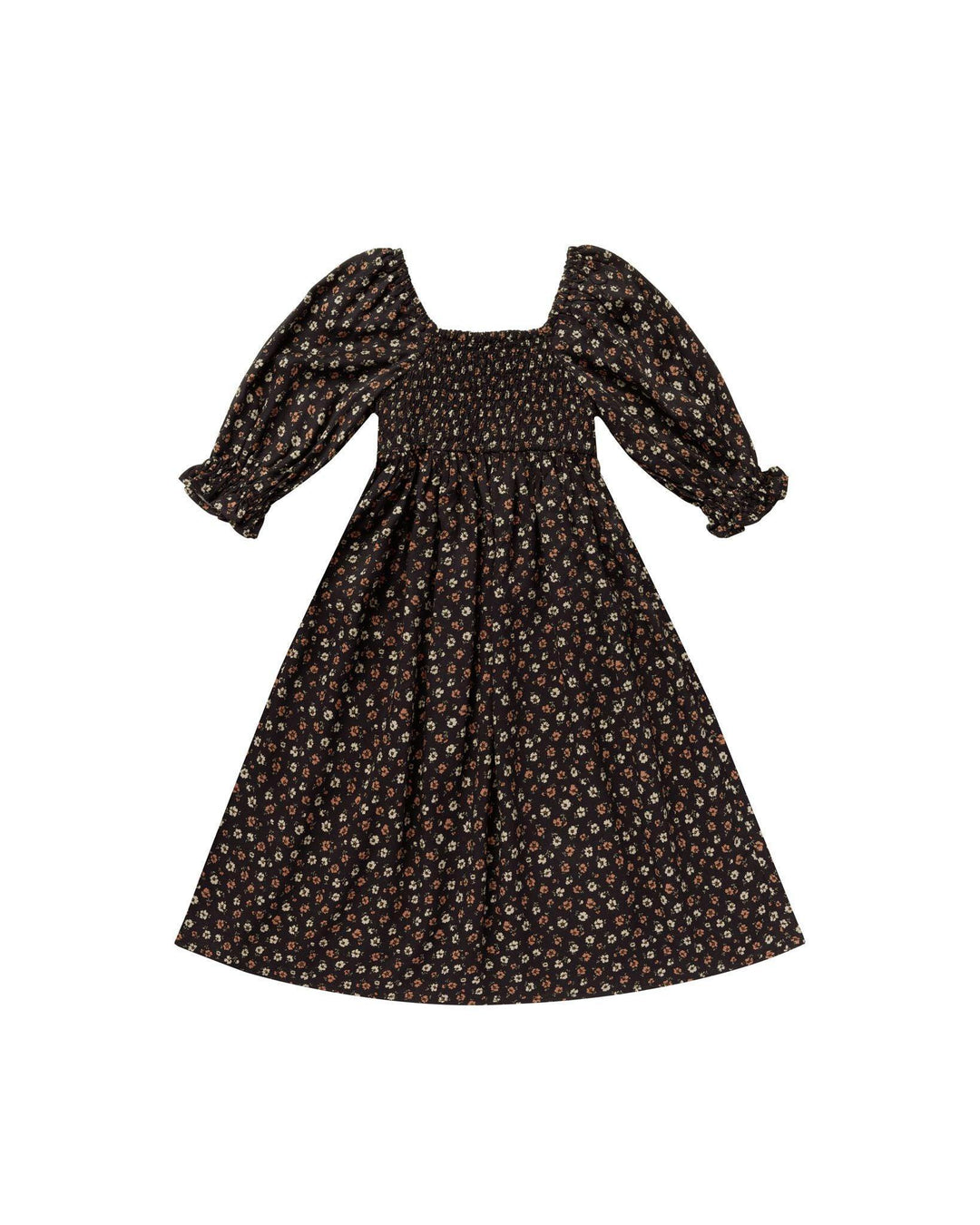 Girls Dress | Adelaide- Dark Floral | Rylee and Cru - The Ridge Kids