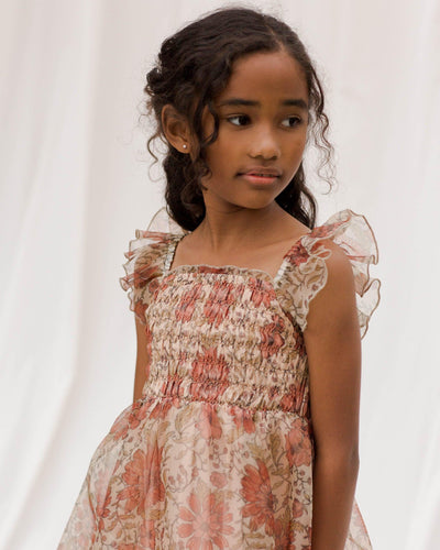 Girls Dress | Dolly Dress in Bloom | Noralee - The Ridge Kids