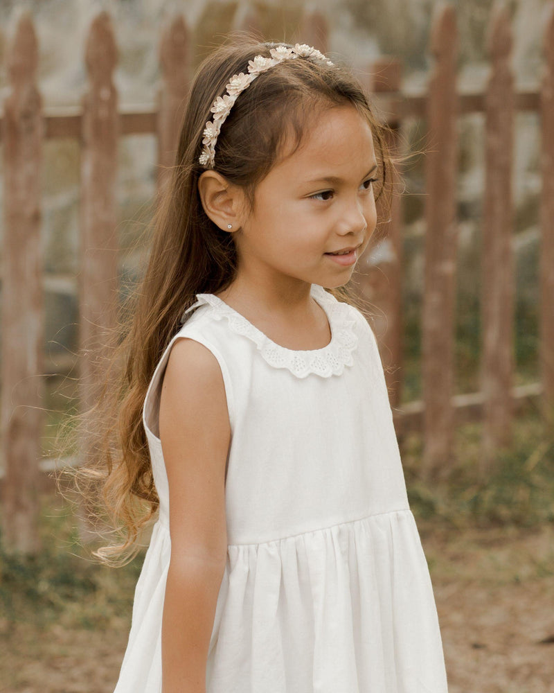 Girls Dress | Georgia - White | Noralee - The Ridge Kids