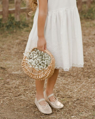 Girls Dress | Georgia - White | Noralee - The Ridge Kids