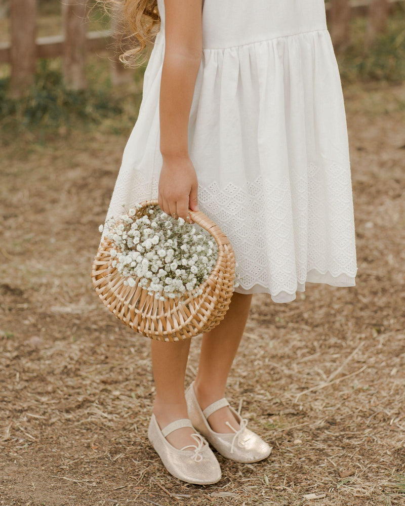 Girls Dress | Georgia - White | Noralee - The Ridge Kids