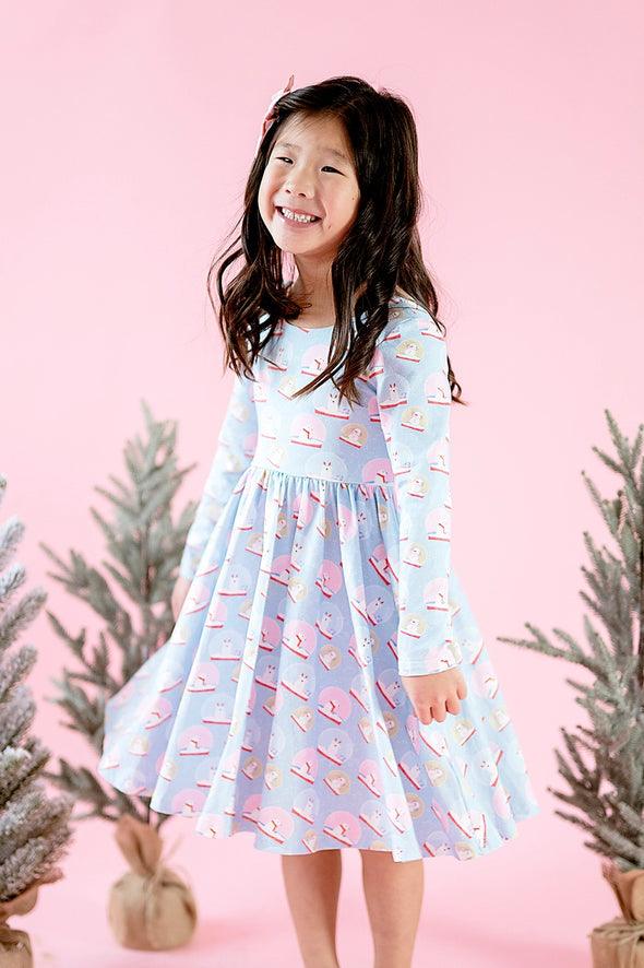 Girls Dress | Gwendolyn- Snow Globe | Ollie Jay - The Ridge Kids