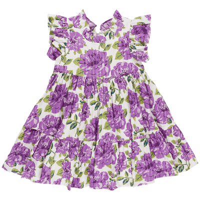 Girls Dress | Jennifer- Purple Peonies | Pink Chicken - The Ridge Kids